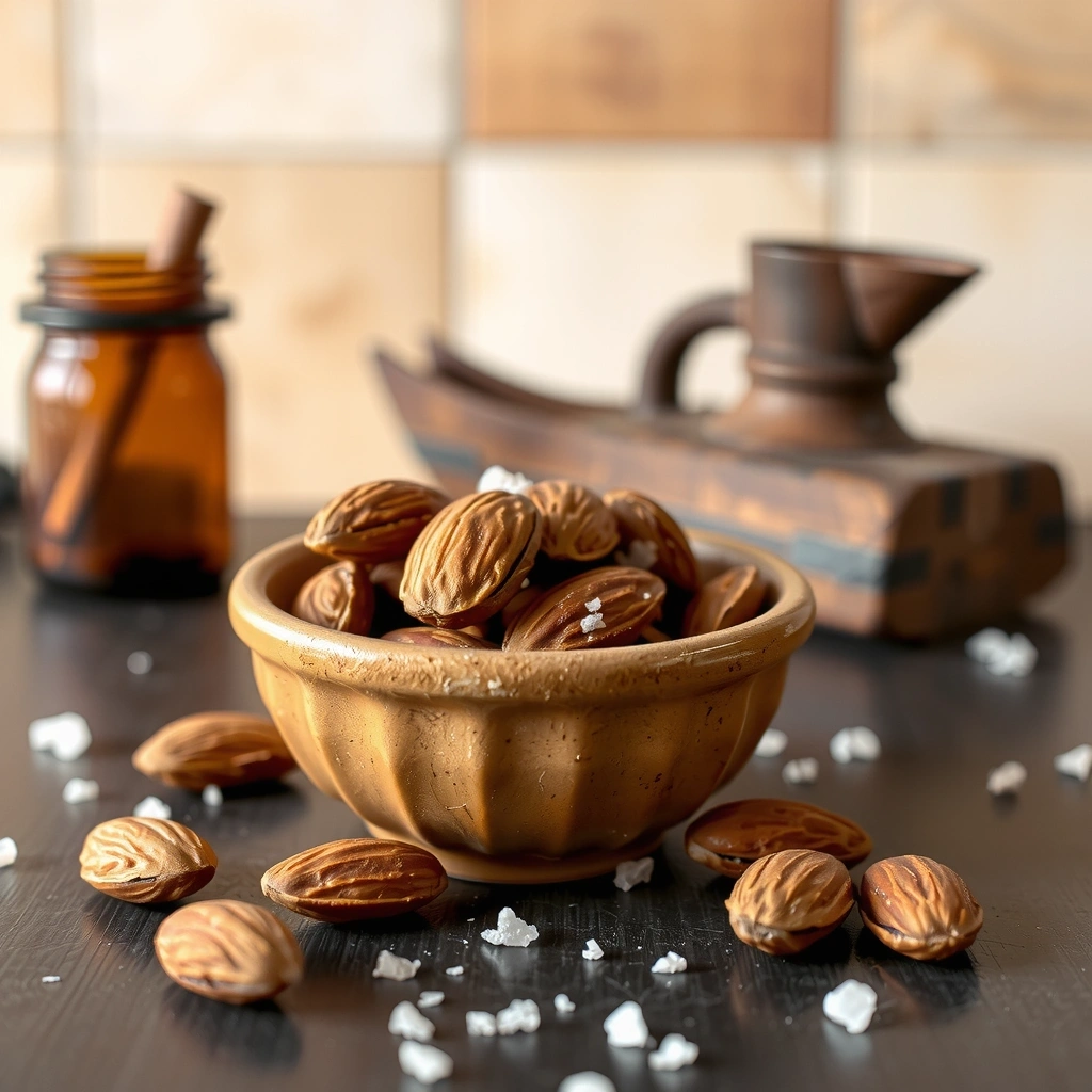 Amandes grillées à la fleur de sel